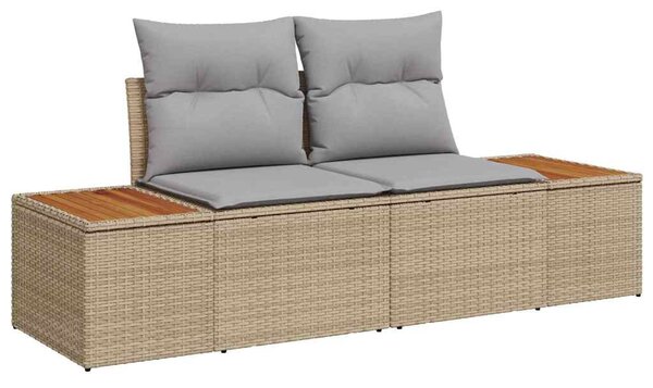 Sada zahradních pohovek 9 ks Beige a šedá 3350082