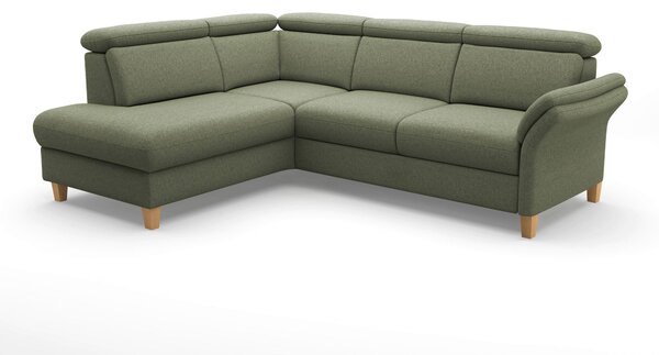 ROHOVÁ SEDAČKA, textil, olivově zelená Sit & More - Sedací soupravy, Online Only