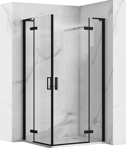 Sprchový Kout HUGO Double Black 80x80