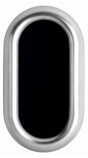Odpadkový koš Simplehuman pro obchodní prostory – 50 L, SLIM, otevřený, kartáčovaný nerez