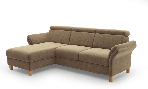 ROHOVÁ SEDAČKA, textil, světle hnědá Sit & More - Sedací soupravy, Online Only