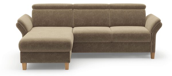 ROHOVÁ SEDAČKA, textil, světle hnědá Sit & More - Sedací soupravy, Online Only