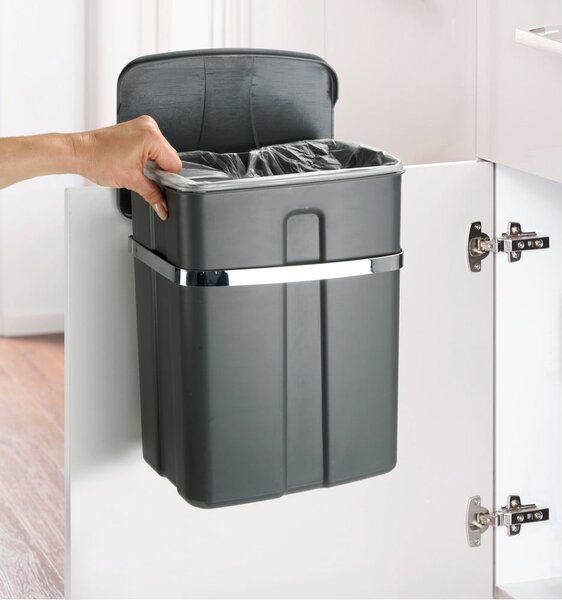Závěsný odpadkový koš Wenko, 12 l