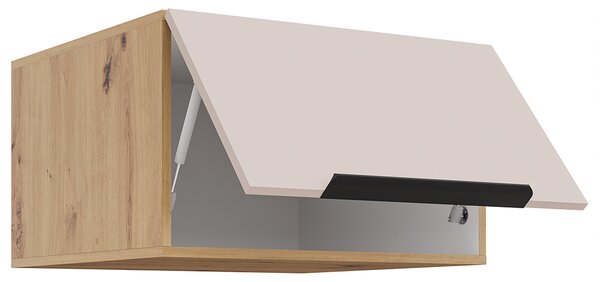 SOLEA k | horní kuchyňská skříňka 60 NAGU-36 1F výklopná | 60 cm | HLUBOKÁ | artisan/kašmír | VÝBĚR ÚCHYTŮ