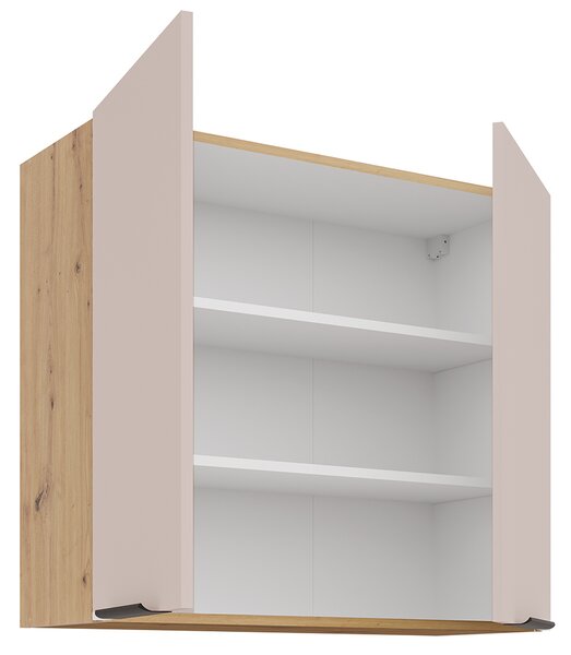 SOLEA k | horní kuchyňská skříňka 80 G-72 2F policová | 80 cm | artisan/kašmír | VÝBĚR ÚCHYTŮ