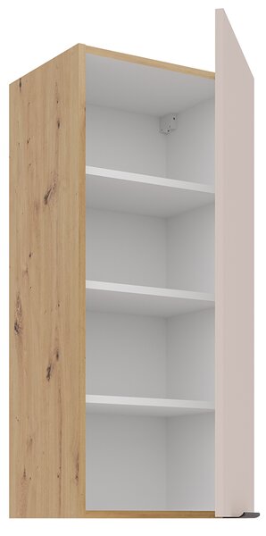 SOLEA k | horní kuchyňská skříňka 40 G-90 1F policová | 40 cm | VYSOKÁ | artisan/kašmír | VÝBĚR ÚCHYTŮ