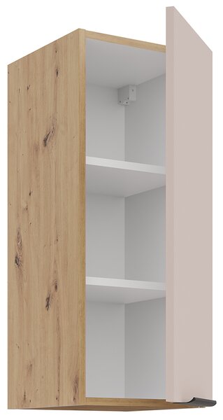 SOLEA k | horní kuchyňská skříňka 30 G-72 1F policová | 30 cm | UNI | artisan/kašmír | VÝBĚR ÚCHYTŮ