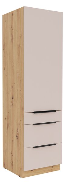 Kuchyňská linka SOLEA | 300 + 180 cm | VÝBĚR ÚCHYTŮ | zásuvky PREMIUM BOX | artisan/kašmír