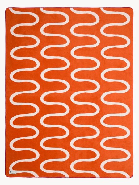 Oboustranný pléd z bavlny Swirl