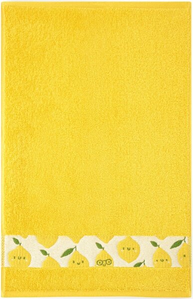 Bavlněný ručník Citrónky - žlutá Velikost: ručníček 30 x 50