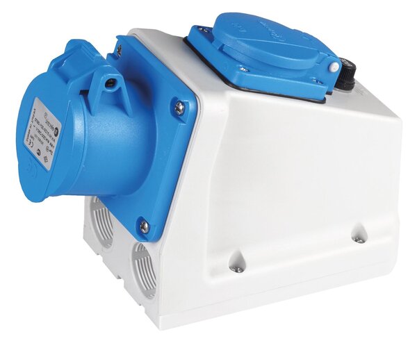 TP electric Kombinovaná zásuvka francouzská s pojistkou 3x16A IP44 3120-605-09FR