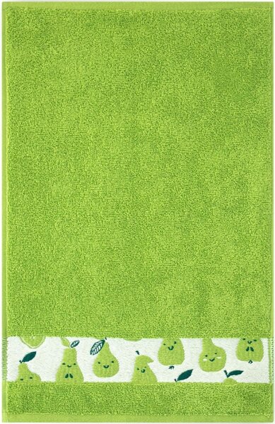 Bavlněný ručník Hruška - zelená Rozměr: ručníček 30x50