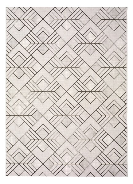 Bílobéžový venkovní koberec Universal Silvana Caretto, 80 x 150 cm