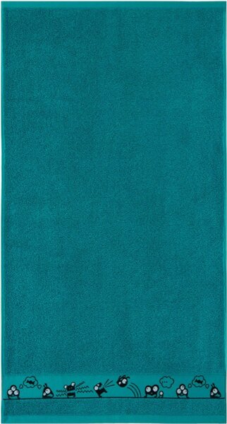Bavlněná osuška Příšerky - modrá Rozměr: ručníček 30x50