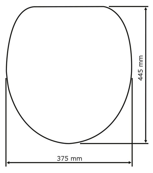 Světle růžové WC sedátko se snadným zavíráním Wenko Premium Ottana, 44,5 x 37,5 cm