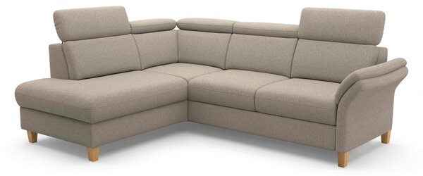 ROHOVÁ SEDAČKA, textil, šedohnědá Sit & More - Sedací soupravy, Online Only