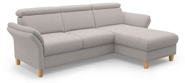 ROHOVÁ SEDAČKA, textil, barvy stříbra Sit & More - Sedací soupravy, Online Only