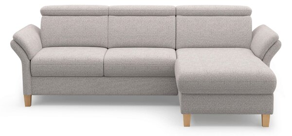 ROHOVÁ SEDAČKA, textil, barvy stříbra Sit & More - Sedací soupravy, Online Only