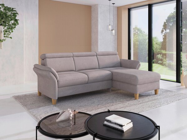 ROHOVÁ SEDAČKA, textil, barvy stříbra Sit & More - Sedací soupravy, Online Only