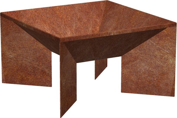 CORGARDEN Fokus Zahradní ohniště 50 x 50 x 30 cm, corten CORGARDEN 1016