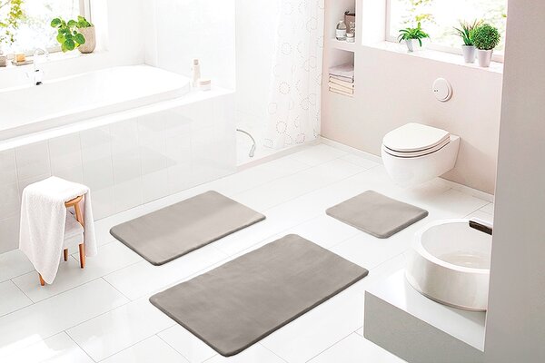 BATEX LANA - Koupelnová předložka béžová Rozměr: 50x60 cm s výřezem pro WC