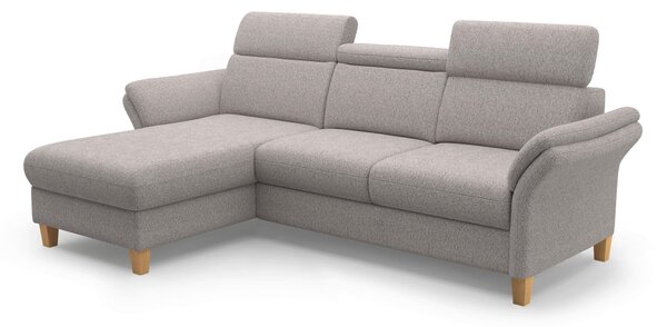 ROHOVÁ SEDAČKA, textil, barvy stříbra Sit & More - Sedací soupravy, Online Only