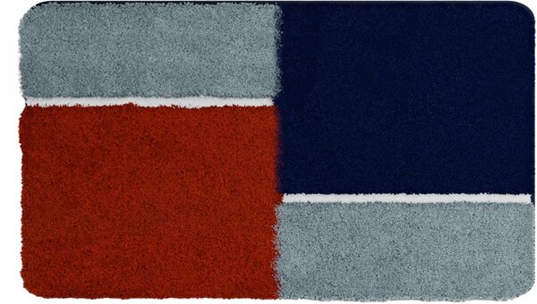 BATEX ENEMA - Koupelnová předložka červeno-modrá Rozměr: 50x60 cm