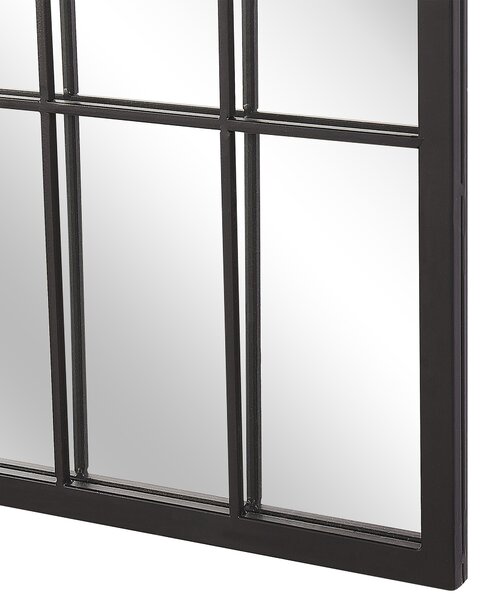 Zrcadlo CASSEL 50 cm 115 cm Kov Černá