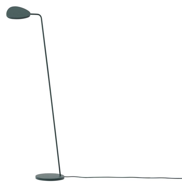 Muuto Stojací lampa Leaf, dark green LEAFLR04