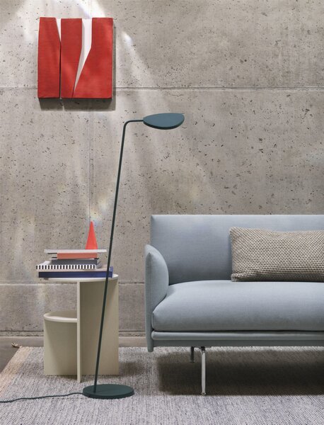 Muuto Stojací lampa Leaf, dark green LEAFLR04