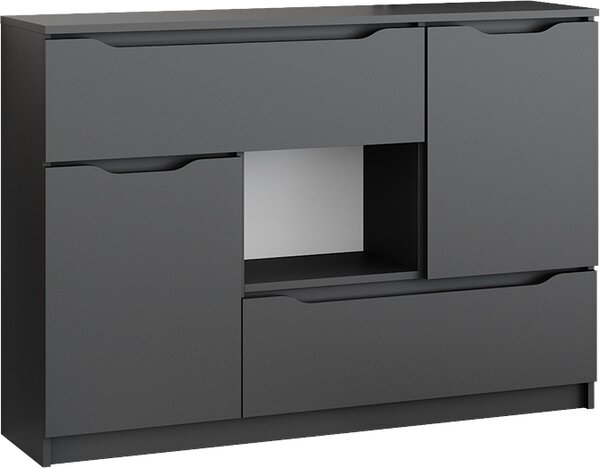 Kredenc Vicco Ruben Antracit 120 x 84 cm, Model 40105