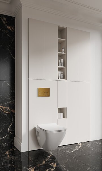 Cersanit Moduo souprava rámu 20x20.2x100 cm boční závěsná béžová S1026-052