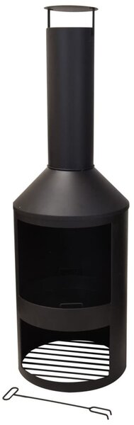 ProGarden Ohniště s komínem kovové 112 cm, 436195 ProGarden HangarStore.cz