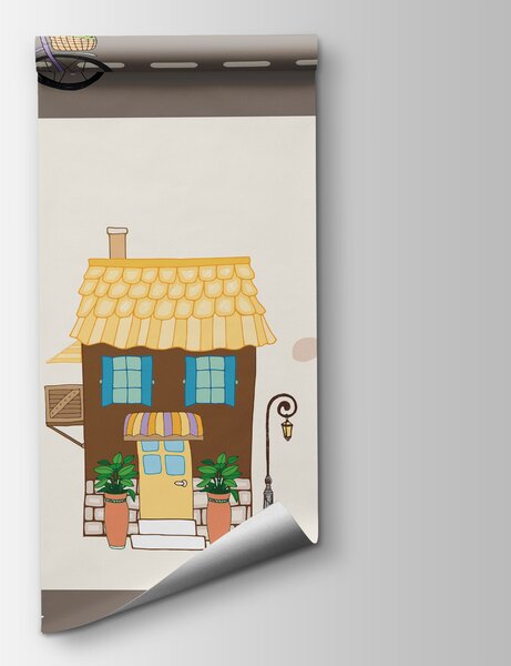 Fototapeta Mapa města, Dětské fototapety, Populární fototapety - Tapeko.co.cz