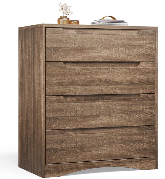 Bealife AP22 Komoda se 4 zásuvkami - 70x40x80 cm, do ložnice a obývacího pokoje, moderní úložná komoda