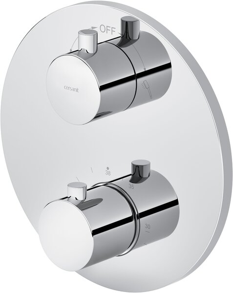 Cersanit Zen vanová baterie pod omítku s termostatem chrom S951-564