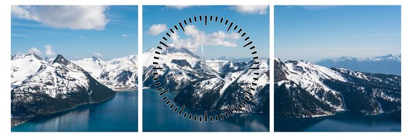 Obraz - Garibaldi Park (s hodinami) (90x30 cm)