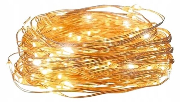 Vánoční světelný řetěz 20 LED, teplá bílá