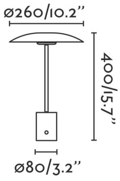 FARO HOSHI černá a broušená měď stolní lampa