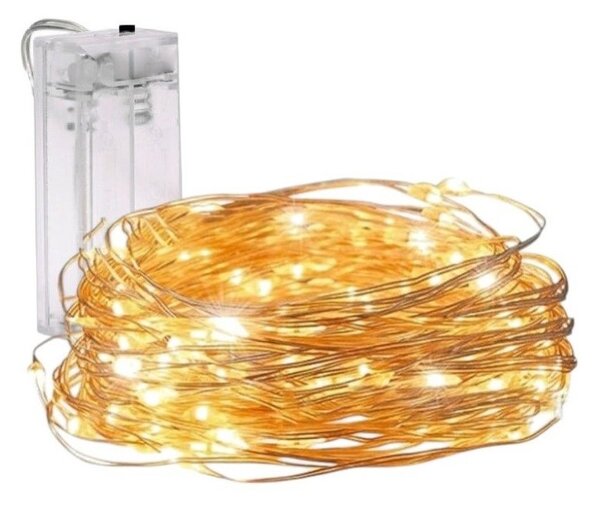 Vánoční světelný řetěz 20 LED, teplá bílá