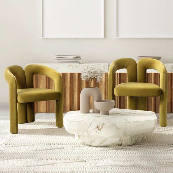Sweiko sametové moderní designové jídelní židle, čalouněné dekorační židle/jídelní židle/vedro boční židle, obývací pokoj kuchyňské židle 2 kusy/sada příležitostných židlí