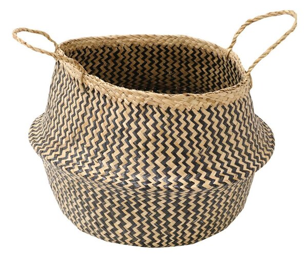 Úložný košík z mořské trávy Compactor Zic Zac, ⌀ 45 cm