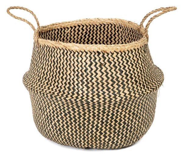 Úložný košík z mořské trávy Compactor Zic Zac, ⌀ 45 cm