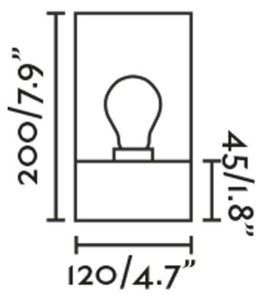 FARO KILA 200 stropní svítidlo, tmavě šedá, transparentní