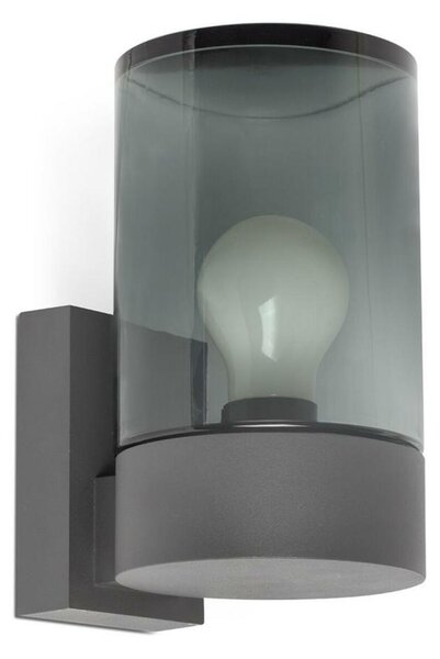 FARO KILA nástěnná lampa, tmavě šedá, kouřová