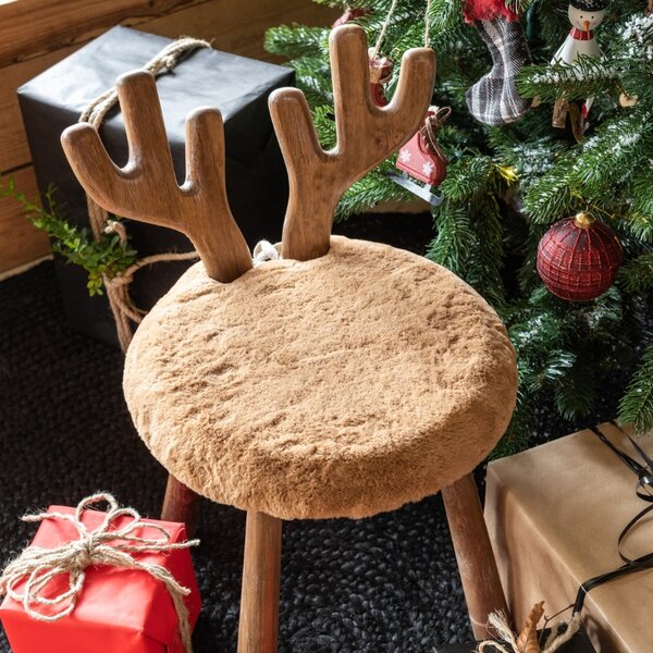 Dřevěná dětská stolička J-line Indeer