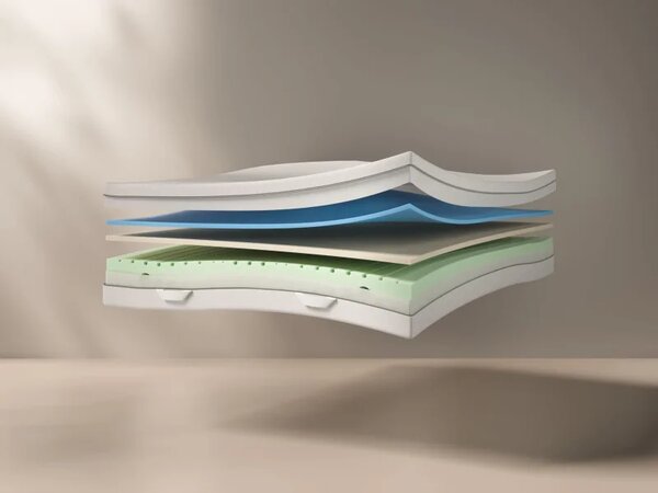 Kontinentální postel Emma Classic boxspring ONE 200x180 krémová