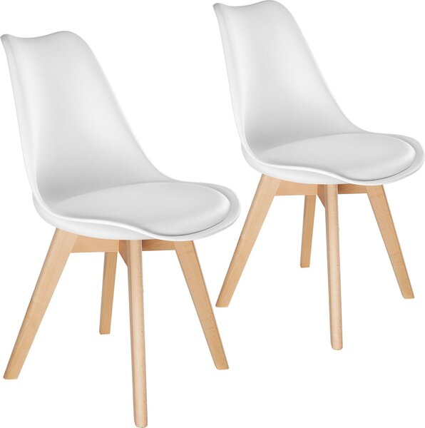 Tectake® Set jídelní židle Frederikke Scandi-Design 49 x 53 x 82 cm