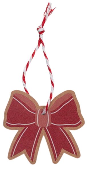 Visačky na dárky Bow – set 6 ks