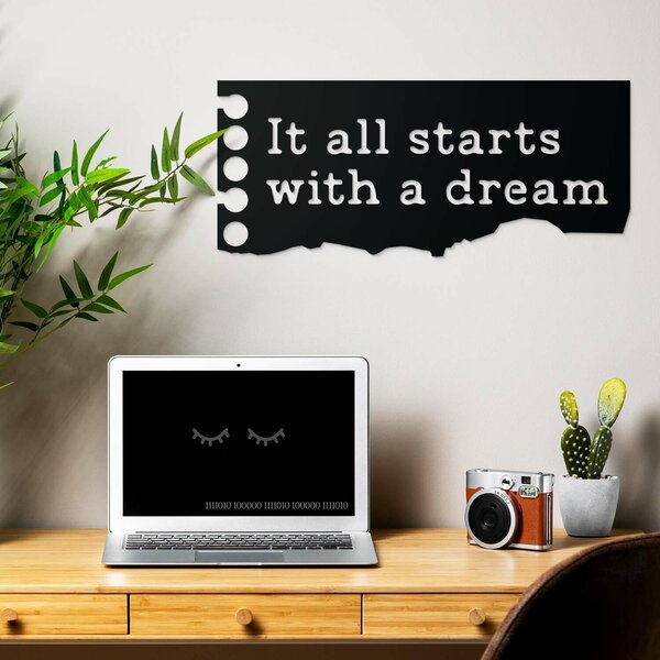 DUBLEZ | Motivační tabulka pro děti - It all starts with a dream